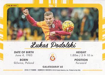 2016-17 Donruss - Picture Perfect Canvas #2 Lukas Podolski Back