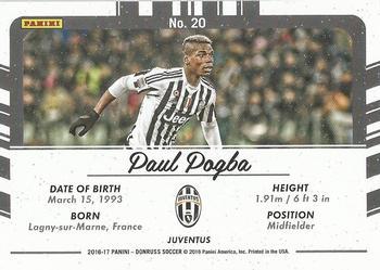 2016-17 Donruss - Picture Perfect Gold #20 Paul Pogba Back