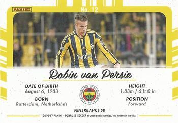 2016-17 Donruss - Picture Perfect Holographic #12 Robin van Persie Back