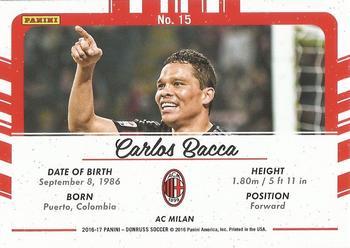 2016-17 Donruss - Picture Perfect Holographic #15 Carlos Bacca Back