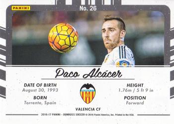 2016-17 Donruss - Picture Perfect Holographic #26 Paco Alcacer Back