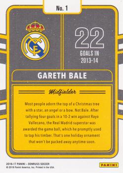 2016-17 Donruss - Production Line #1 Gareth Bale Back