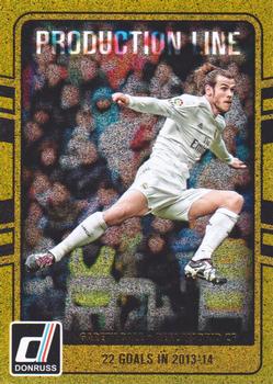 2016-17 Donruss - Production Line Gold #1 Gareth Bale Front
