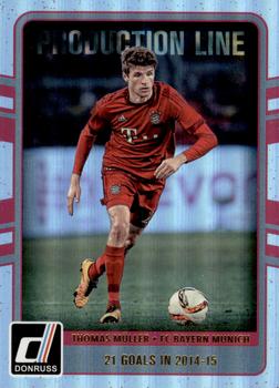 2016-17 Donruss - Production Line Holographic #4 Thomas Muller Front