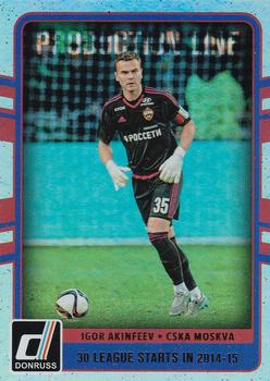 2016-17 Donruss - Production Line Holographic #12 Igor Akinfeev Front