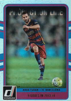 2016-17 Donruss - Production Line Holographic #28 Arda Turan Front