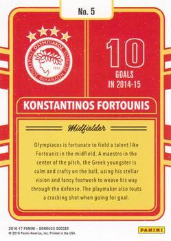 2016-17 Donruss - Production Line Mosaic #5 Konstantinos Fortounis Back