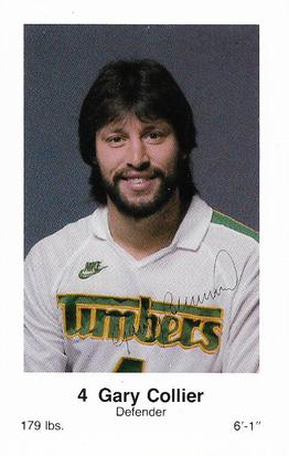 1982 Metropolitan Insurance Portland Timbers #NNO Gary Collier Front