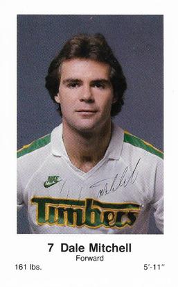 1982 Metropolitan Insurance Portland Timbers #NNO Dale Mitchell Front