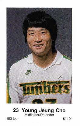 1982 Metropolitan Insurance Portland Timbers #NNO Young Jeung Cho Front