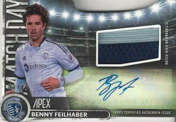2016 Topps Apex MLS - Match Day Die Cut Autograph Relics #MDAR-BF Benny Feilhaber Front