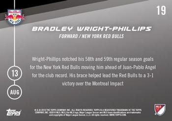 2016 Topps Now MLS #19 Bradley Wright-Phillips Back