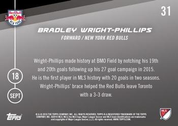 2016 Topps Now MLS #31 Bradley Wright-Phillips Back