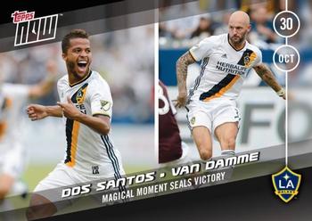 2016 Topps Now MLS #46 dos Santos / van Damme Front