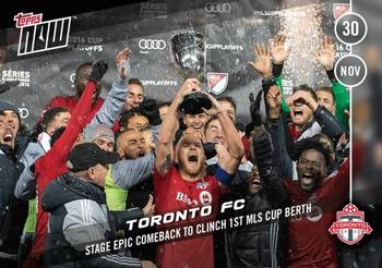 2016 Topps Now MLS #52 Toronto FC Front