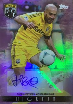 2013 Topps MLS - Maestros Autographs Purple #MA-FH Federico Higuain Front