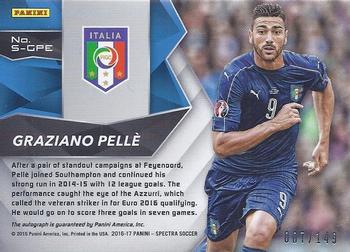 2016-17 Panini Spectra - Signatures #S-GPE Graziano Pelle Back
