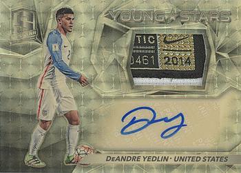 2016-17 Panini Spectra - Young Stars Jersey Autographs Gold #YS-DAY DeAndre Yedlin Front