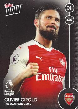2016-17 Topps Now Premier League #028 Olivier Giroud Front