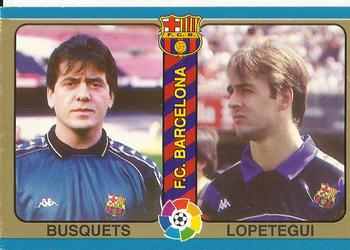 1995 Mundicromo Sport Futbol Total #1 Busquets / Lopetegui Front
