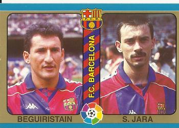 1995 Mundicromo Sport Futbol Total #8 Beguiristain / Sanchez Jara Front