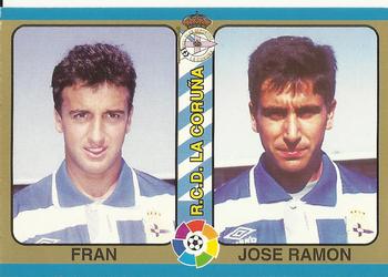 1995 Mundicromo Sport Futbol Total #15 Fran / Jose Ramon Front