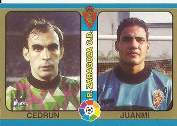 1995 Mundicromo Sport Futbol Total #19 Cedrun / Juanmi Front