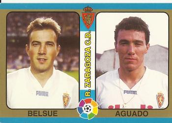 1995 Mundicromo Sport Futbol Total #20 Belsue / Aguado Front