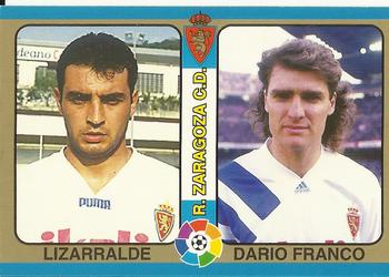 1995 Mundicromo Sport Futbol Total #23 Lizarralde / Dario Franco Front