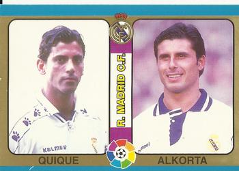 1995 Mundicromo Sport Futbol Total #29 Quique / Alkorta Front