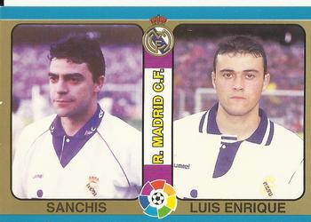 1995 Mundicromo Sport Futbol Total #30 Sanchis / Luis Enrique Front