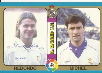 1995 Mundicromo Sport Futbol Total #32 Redondo / Michel Front