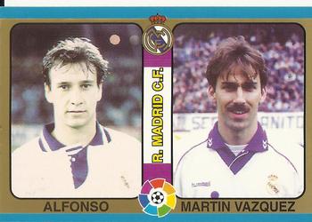 1995 Mundicromo Sport Futbol Total #35 Alfonso / Martin Vazquez Front