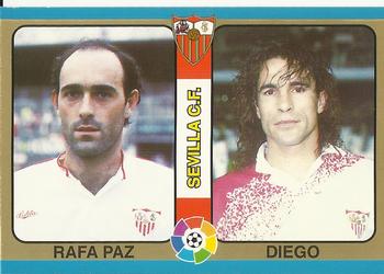 1995 Mundicromo Sport Futbol Total #47 Rafa Paz / Diego Front