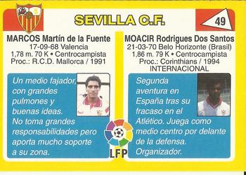 1995 Mundicromo Sport Futbol Total #49 Moacir / Marcos Back