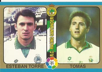 1995 Mundicromo Sport Futbol Total #67 Esteban Torre / Tomas Front