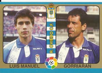 1995 Mundicromo Sport Futbol Total #76 Luis Manuel / Gorriaran Front