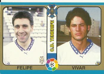 1995 Mundicromo Sport Futbol Total #90 Filipe / Vivar Front
