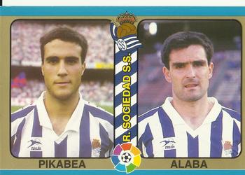 1995 Mundicromo Sport Futbol Total #92 Pikabea / Alaba Front