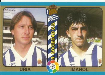 1995 Mundicromo Sport Futbol Total #93 Uria / Imanol Front
