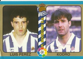 1995 Mundicromo Sport Futbol Total #97 Luis Perez / Kodro Front