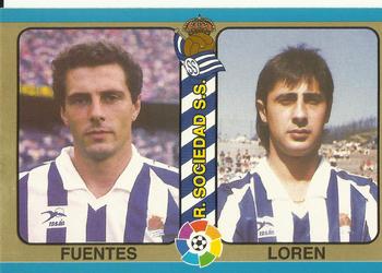 1995 Mundicromo Sport Futbol Total #98 Fuentes / Loren Front