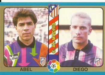 1995 Mundicromo Sport Futbol Total #100 Abel / Diego Front