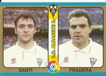 1995 Mundicromo Sport Futbol Total #110 Santi / Fradera Front
