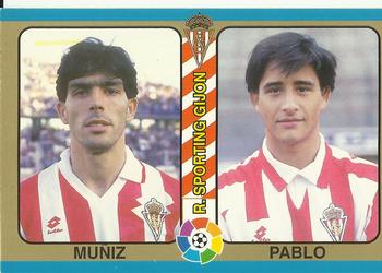 1995 Mundicromo Sport Futbol Total #119 Muñiz / Pablo Front