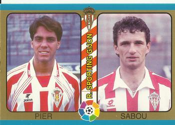 1995 Mundicromo Sport Futbol Total #126 Pier / Sabou Front
