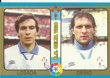 1995 Mundicromo Sport Futbol Total #134 Losada / Desio Front
