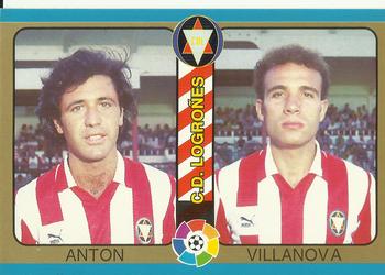 1995 Mundicromo Sport Futbol Total #139 Anton / Villanova Front