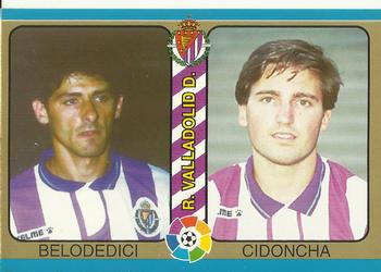 1995 Mundicromo Sport Futbol Total #147 Belodedici / Cidoncha Front