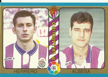 1995 Mundicromo Sport Futbol Total #150 Herrero / Albesa Front